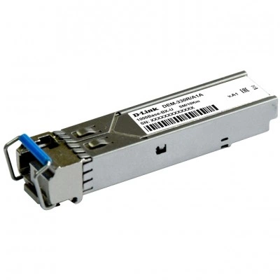 SFP оптический трансивер D-LINK DL-330R/10KM/A1A, 1.25Гбит/с, 10 км, LC Simplex SFP оптический трансивер D-LINK DL-330R/10KM/A1A, 1.25Гбит/с, 10 км, LC Simplex