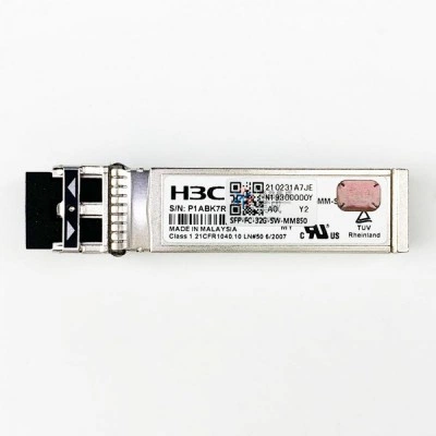 SFP оптический трансивер H3C SFP-FC-32G-SW-MM850, 28 Gb/s, 500 м, LC SFP оптический трансивер H3C SFP-FC-32G-SW-MM850, 28 Gb/s, 500 м, LC