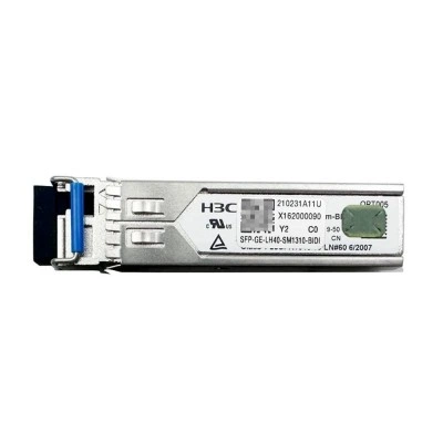 SFP оптический трансивер H3C SFP-GE-LH40-SM1310-BIDI, 1250 Mb/s, 40 км, LC