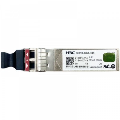 SFP оптический трансивер H3C SFP-XG-LH80-SM1550-D, 10.3 Gbps, 80 км, LC
