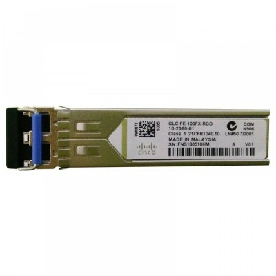SFP оптический трансивер CISCO GLC-FE-100FX-RGD=, 100 Мбит/с, 2 км SFP оптический трансивер CISCO GLC-FE-100FX-RGD=, 100 Мбит/с, 2 км