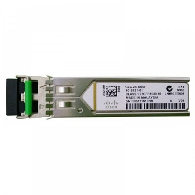 SFP оптический трансивер CISCO GLC-ZX-SMD=, 1 Гбит/с, 70 км, LC SFP оптический трансивер CISCO GLC-ZX-SMD=, 1 Гбит/с, 70 км, LC