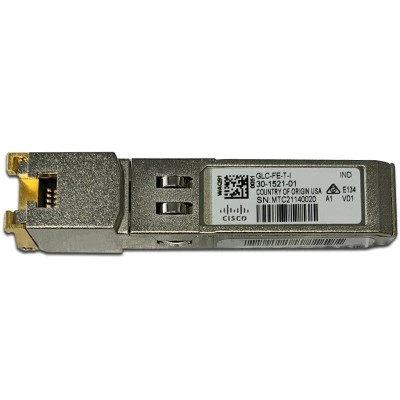 SFP медный трансивер CISCO GLC-FE-T-I, 100 м, RJ-45 SFP медный трансивер CISCO GLC-FE-T-I, 100 м, RJ-45