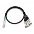 SFP медный кабель-разветвитель DAC CISCO QSFP-4X10G-AC7M, 40 Гбит/с, 7 м SFP медный кабель-разветвитель DAC CISCO QSFP-4X10G-AC7M, 40 Гбит/с, 7 м