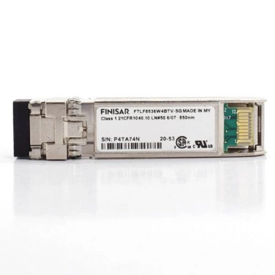 SFP+ оптический трансивер FINISAR FTLF8536W4BTV, 25.78 Gb/s, 100 m, LC SFP+ оптический трансивер FINISAR FTLF8536W4BTV, 25.78 Gb/s, 100 m, LC