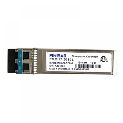 SFP оптический трансивер FINISAR FTLX1471D3BCL, 10 Гбит/с, 10 км, LC SFP оптический трансивер FINISAR FTLX1471D3BCL, 10 Гбит/с, 10 км, LC