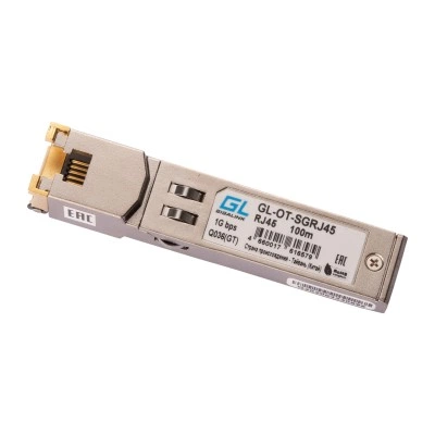 SFP медный трансивер GIGALINK GL-OT-SGRJ45, RJ45