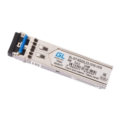 SFP оптический трансивер GIGALINK GL-OT-SG22LC2-1310-1310, 1.25 Гбит/с, 40 км SFP оптический трансивер GIGALINK GL-OT-SG22LC2-1310-1310, 1.25 Гбит/с, 40 км
