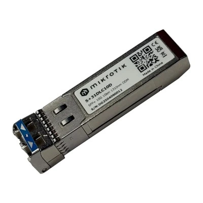 SFP+ оптический трансивер MikroTik S+31DLC10D, 1 Гбит/с, 10 Гбит/с, 10 км