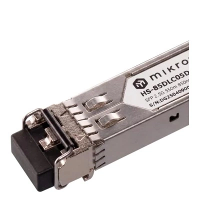 SFP оптический трансивер MikroTik HS-85DLC05D, 1 Гбит/с, 2.5 Гбит/с, 550 м SFP оптический трансивер MikroTik HS-85DLC05D, 1 Гбит/с, 2.5 Гбит/с, 550 м