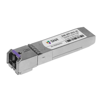 SFP оптический трансивер SNR-SFP-W43-20, 1 Гбит/с, 20 км SFP оптический трансивер SNR-SFP-W43-20, 1 Гбит/с, 20 км
