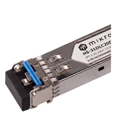 SFP оптический трансивер MikroTik HS-31DLC20D, 1 Гбит/с, 2.5 Гбит/с, 20 км SFP оптический трансивер MikroTik HS-31DLC20D, 1 Гбит/с, 2.5 Гбит/с, 20 км