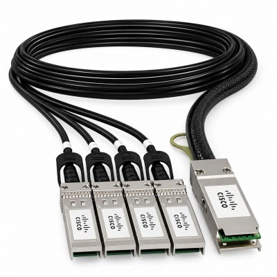 SFP медный кабель-разветвитель DAC CISCO QSFP-4X10G-AC10M, 40 Гбит/с, 10 м SFP медный кабель-разветвитель DAC CISCO QSFP-4X10G-AC10M, 40 Гбит/с, 10 м