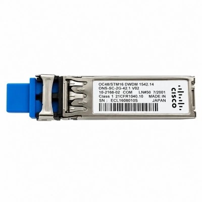 SFP оптический трансивер CISCO ONS-SC-2G-42.1, 2.5 Гбит/с, 80000 SFP оптический трансивер CISCO ONS-SC-2G-42.1, 2.5 Гбит/с, 80000