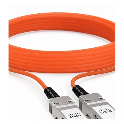 SFP активный оптический кабель AOC CISCO QSFP-100G-AOC10M, 100 Гбит/с, 100 м SFP активный оптический кабель AOC CISCO QSFP-100G-AOC10M, 100 Гбит/с, 100 м