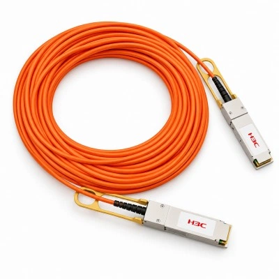 SFP активный оптический кабель AOC H3C QSFP-100G-D-AOC-7M, 100 Gb/s, 7 м SFP активный оптический кабель AOC H3C QSFP-100G-D-AOC-7M, 100 Gb/s, 7 м