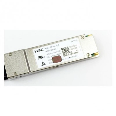 SFP QSFP оптический трансивер H3C QSFP-40G-SR4-MM850, 40 Gb/s, 150 м, MPO SFP QSFP оптический трансивер H3C QSFP-40G-SR4-MM850, 40 Gb/s, 150 м, MPO