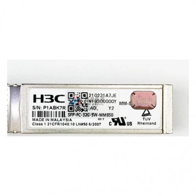 SFP оптический трансивер H3C SFP-FC-32G-SW-MM850, 28 Gb/s, 500 м, LC SFP оптический трансивер H3C SFP-FC-32G-SW-MM850, 28 Gb/s, 500 м, LC