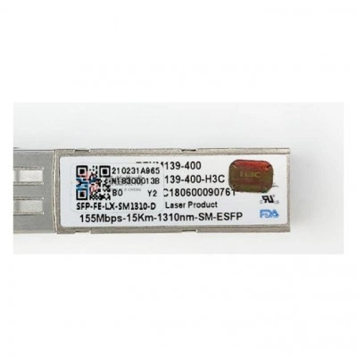 SFP оптический трансивер H3C SFP-FE-LX-SM1310-D, 155 Mb/s, 15 км, LC SFP оптический трансивер H3C SFP-FE-LX-SM1310-D, 155 Mb/s, 15 км, LC