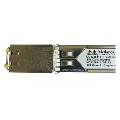 SFP медный трансивер MELLANOX MC3208411-T, 1 Gb/s, 100 м, RJ-45 SFP медный трансивер MELLANOX MC3208411-T, 1 Gb/s, 100 м, RJ-45