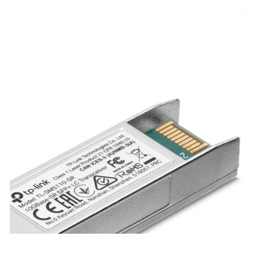SFP+ оптический трансивер TP-LINK TL-SM5110-SR, 10 Гбит/с, 0.3 км, LC Duplex SFP+ оптический трансивер TP-LINK TL-SM5110-SR, 10 Гбит/с, 0.3 км, LC Duplex