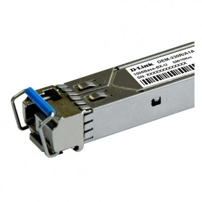 SFP оптический трансивер D-LINK DL-330R/10KM/A1A, 1.25Гбит/с, 10 км, LC Simplex SFP оптический трансивер D-LINK DL-330R/10KM/A1A, 1.25Гбит/с, 10 км, LC Simplex