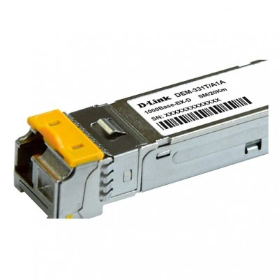 SFP оптический трансивер D-LINK DL-331T/20KM/A1A, 1.25Гбит/с, 20 км, LC Simplex SFP оптический трансивер D-LINK DL-331T/20KM/A1A, 1.25Гбит/с, 20 км, LC Simplex