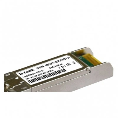 SFP+ оптический трансивер D-LINK DL-436XT-BXD/40KM/B1A, 10 Гбит/с, 40 км, LC Simplex SFP+ оптический трансивер D-LINK DL-436XT-BXD/40KM/B1A, 10 Гбит/с, 40 км, LC Simplex
