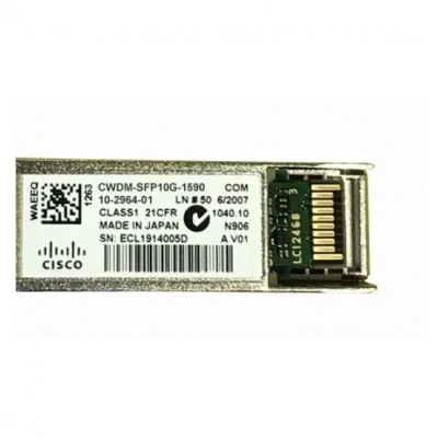 SFP оптический трансивер CISCO CWDM-SFP10G-1590, 10 Гбит/с, 40 км, LC SFP оптический трансивер CISCO CWDM-SFP10G-1590, 10 Гбит/с, 40 км, LC