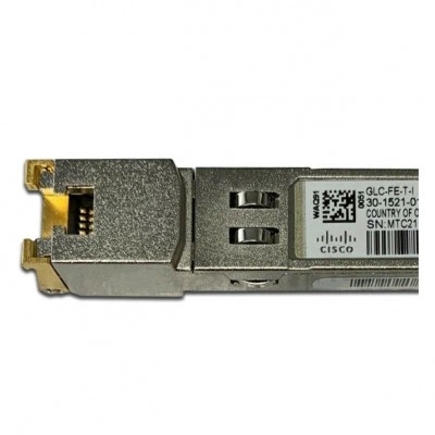 SFP медный трансивер CISCO GLC-FE-T-I, 100 м, RJ-45 SFP медный трансивер CISCO GLC-FE-T-I, 100 м, RJ-45