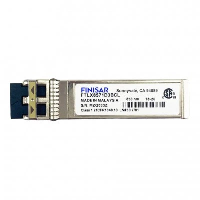 SFP оптический трансивер FINISAR FTLX8571D3BCL, 10 Гбит/с, 300 м, LC SFP оптический трансивер FINISAR FTLX8571D3BCL, 10 Гбит/с, 300 м, LC