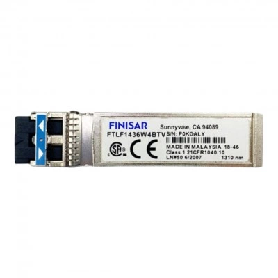 SFP оптический трансивер FINISAR FTLF1436W4BTV, 25.78 Gb/s, 10 км, LC SFP оптический трансивер FINISAR FTLF1436W4BTV, 25.78 Gb/s, 10 км, LC